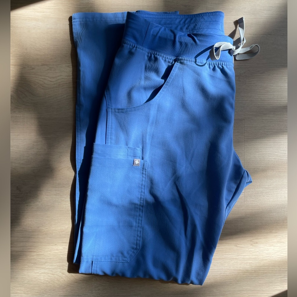 Ceil blue figs kade cargo scrub pants medium regular length